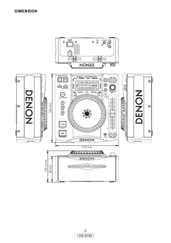 Сервисная инструкция Denon DN-S700