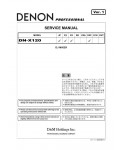 Сервисная инструкция Denon DN-X120