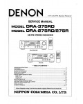 Сервисная инструкция Denon DRA-345R, DRA-545R