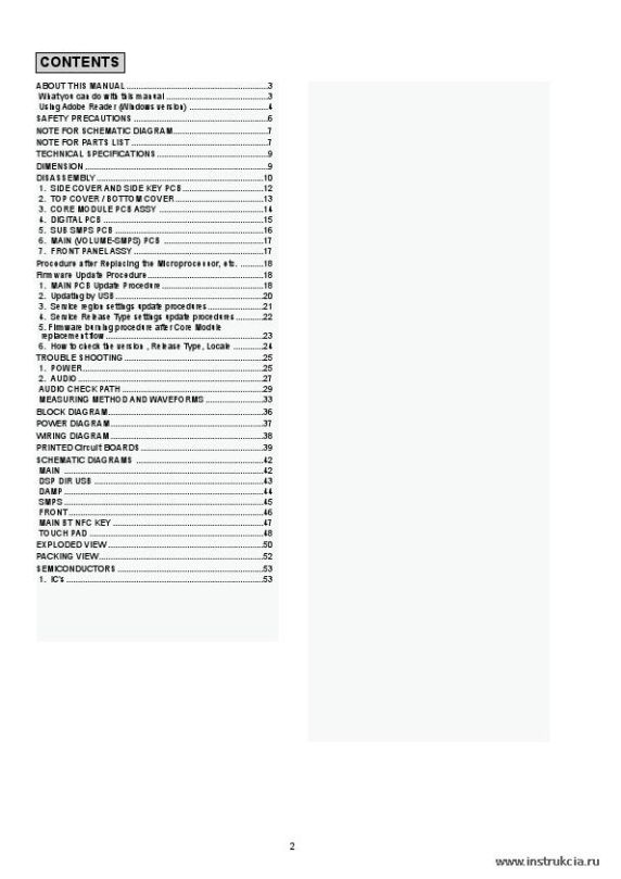 Сервисная инструкция DENON HEOS-AMP V4