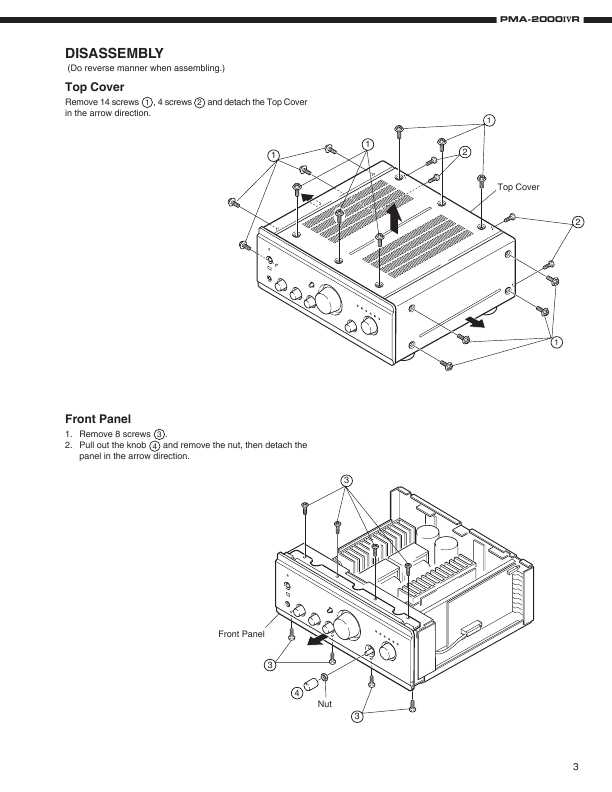 Сервисная инструкция Denon PMA-2000MK4R