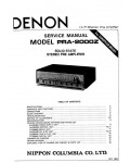 Сервисная инструкция Denon PRA-2000Z