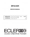 Сервисная инструкция Ecler MPA6-80R