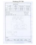 Сервисная инструкция Elenberg FP-700