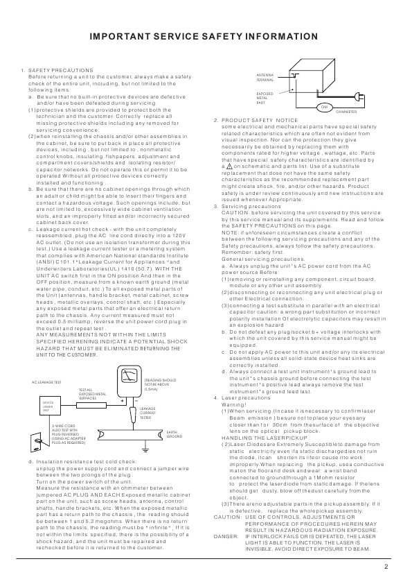 Сервисная инструкция Elenberg MC-4005