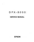 Сервисная инструкция Epson DFX-8000