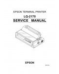 Сервисная инструкция Epson LQ-2170