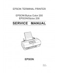 Сервисная инструкция Epson Stylus Color 200