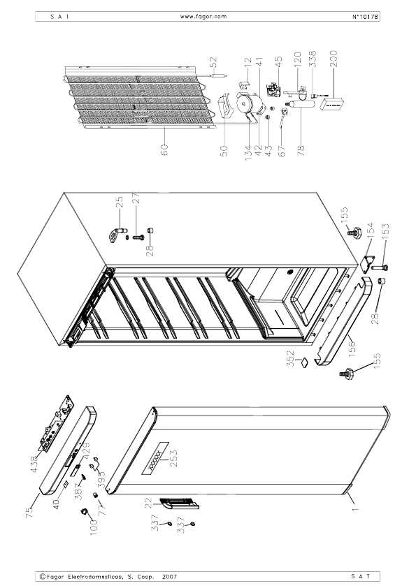 Сервисная инструкция Fagor CFV-22NFX