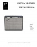 Сервисная инструкция Fender CUSTOM VIBROLUX