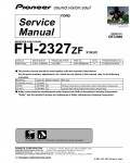Сервисная инструкция Pioneer FH-2327ZF