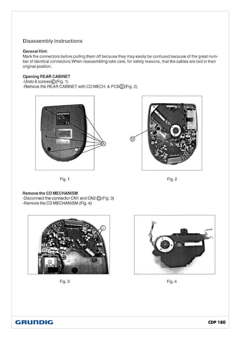 Сервисная инструкция Grundig CDP-180