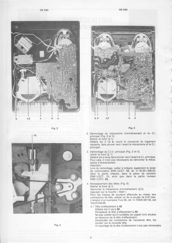 Сервисная инструкция Grundig CR-560, CR-590