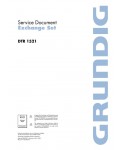 Сервисная инструкция Grundig DTR-1521