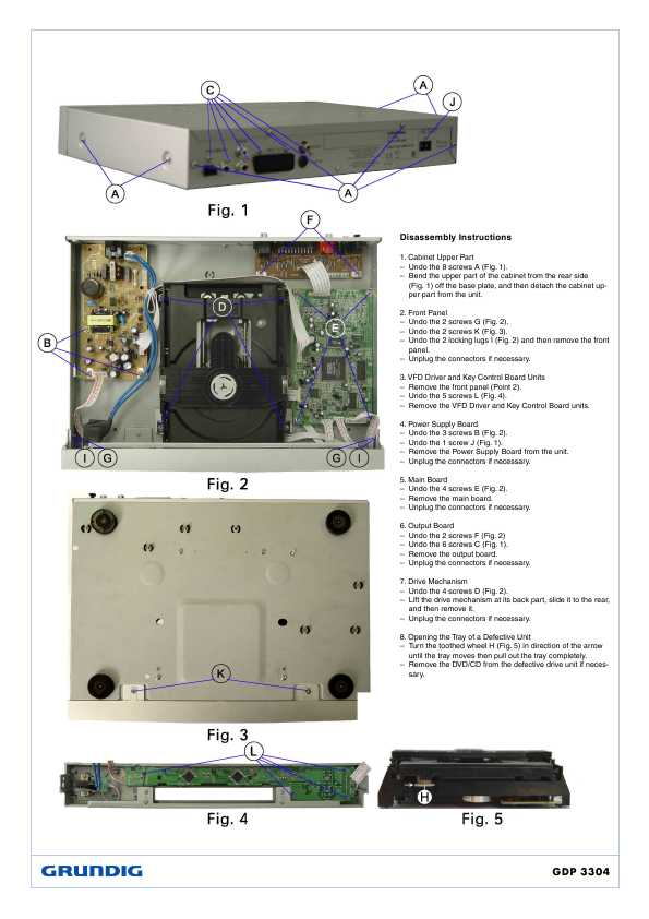 Сервисная инструкция Grundig GDP-3304
