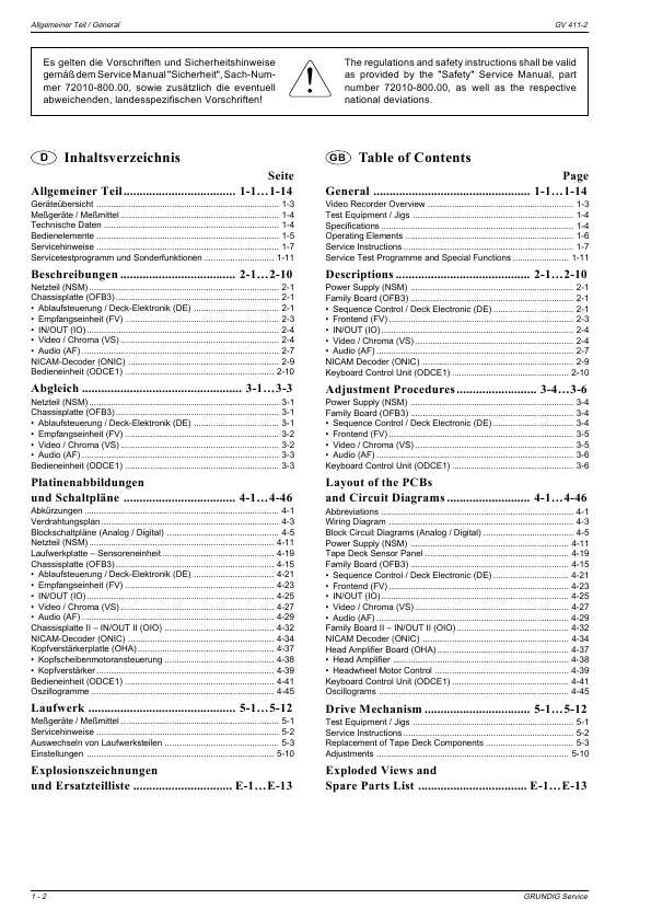 Сервисная инструкция Grundig GV-411-2