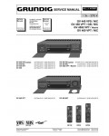 Сервисная инструкция Grundig GV-440, GV-450 GV-460 GV-4592VPT