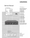 Сервисная инструкция Grundig GV-8000SV, GV-8050SV, GV-8300SV, GV-8400HIFI, GV-8450HIFI