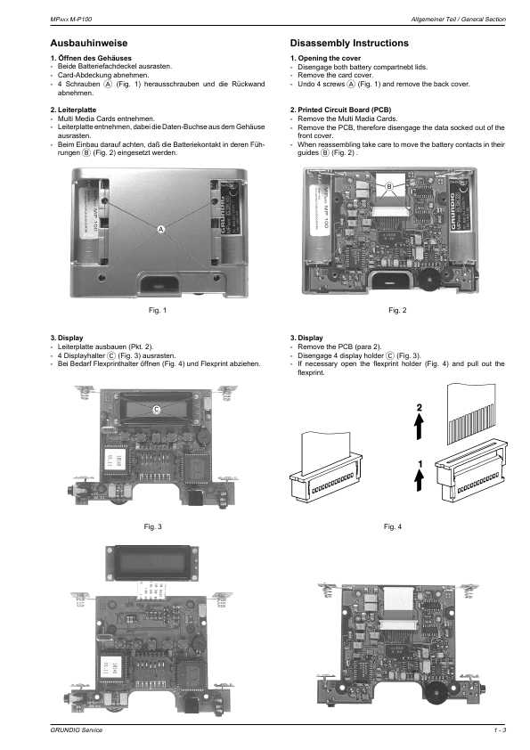 Сервисная инструкция Grundig MPAXX-M-P100