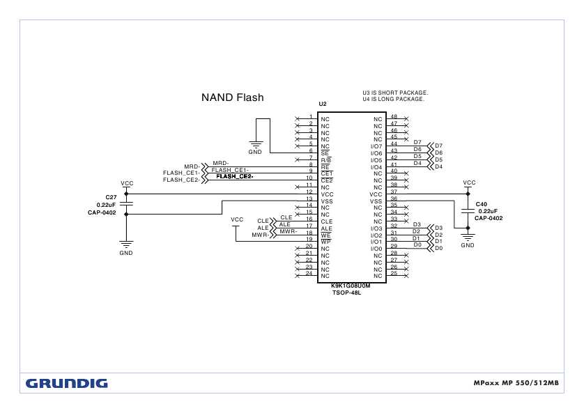 Сервисная инструкция Grundig MPAXX-MP550, 512MB