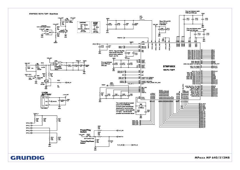 Сервисная инструкция Grundig MPAXX-MP640, 512MB
