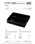 Сервисная инструкция Grundig PA-240