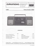 Сервисная инструкция Grundig PARTY-CENTER-2300