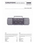 Сервисная инструкция Grundig PARTY-CENTER-2600