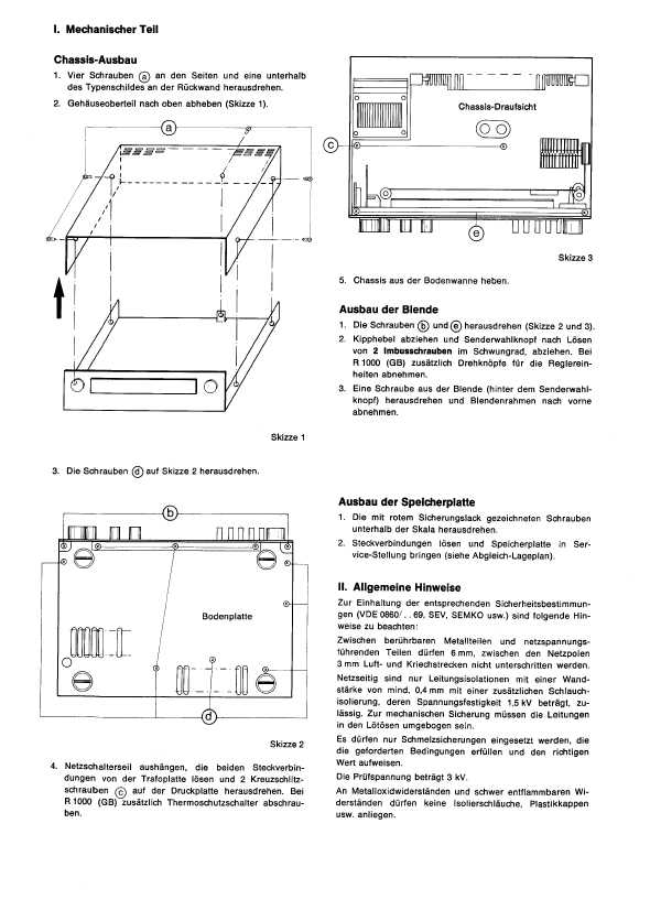Сервисная инструкция Grundig R1000, T1000
