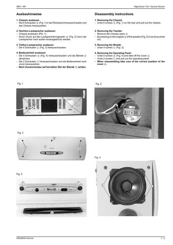 Сервисная инструкция Grundig RBX-1RF