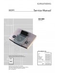 Сервисная инструкция Grundig RCD-2000