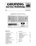 Сервисная инструкция Grundig RR-2000, 3000