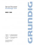 Сервисная инструкция Grundig RRCD-1300