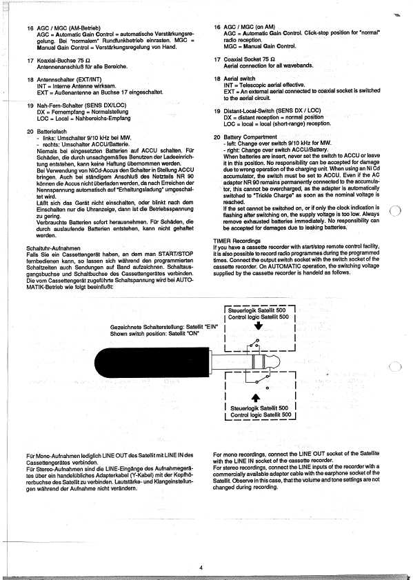 Сервисная инструкция Grundig SATELLIT 500