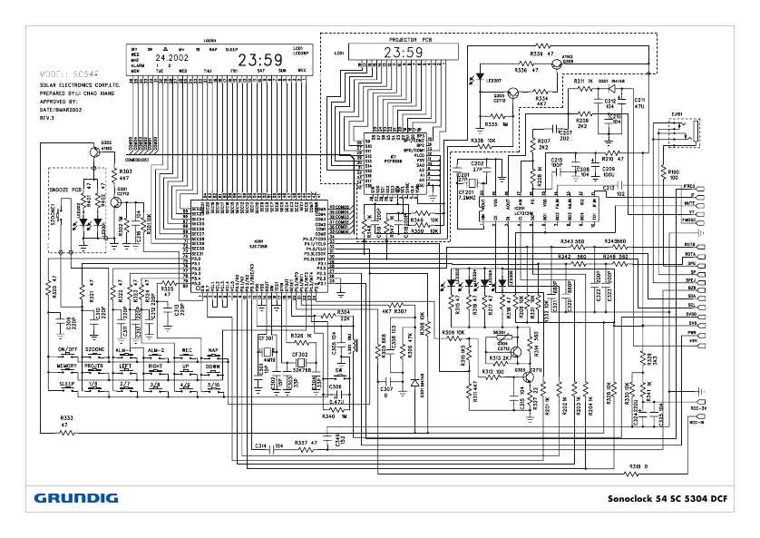 Сервисная инструкция Grundig Sonoclock 54, SC-5304DCF