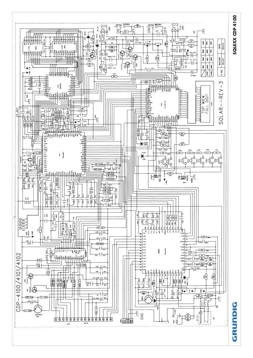 Сервисная инструкция Grundig SQUIXX, CDP-4100