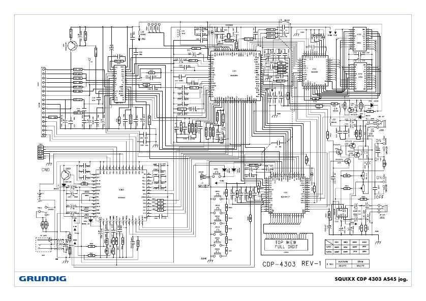 Сервисная инструкция Grundig SQUIXX, CDP-4303, AS45JOG