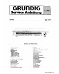 Сервисная инструкция GRUNDIG ST-2000