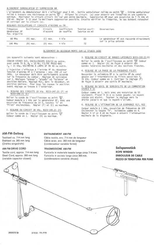 Сервисная инструкция Grundig STUDIO-1600