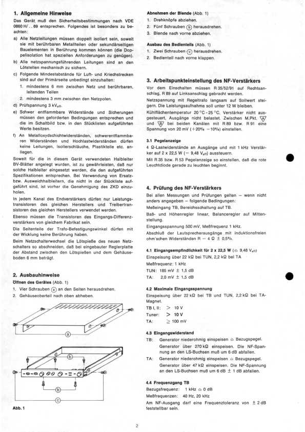 Сервисная инструкция Grundig SV-1000