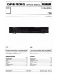 Сервисная инструкция Grundig T301