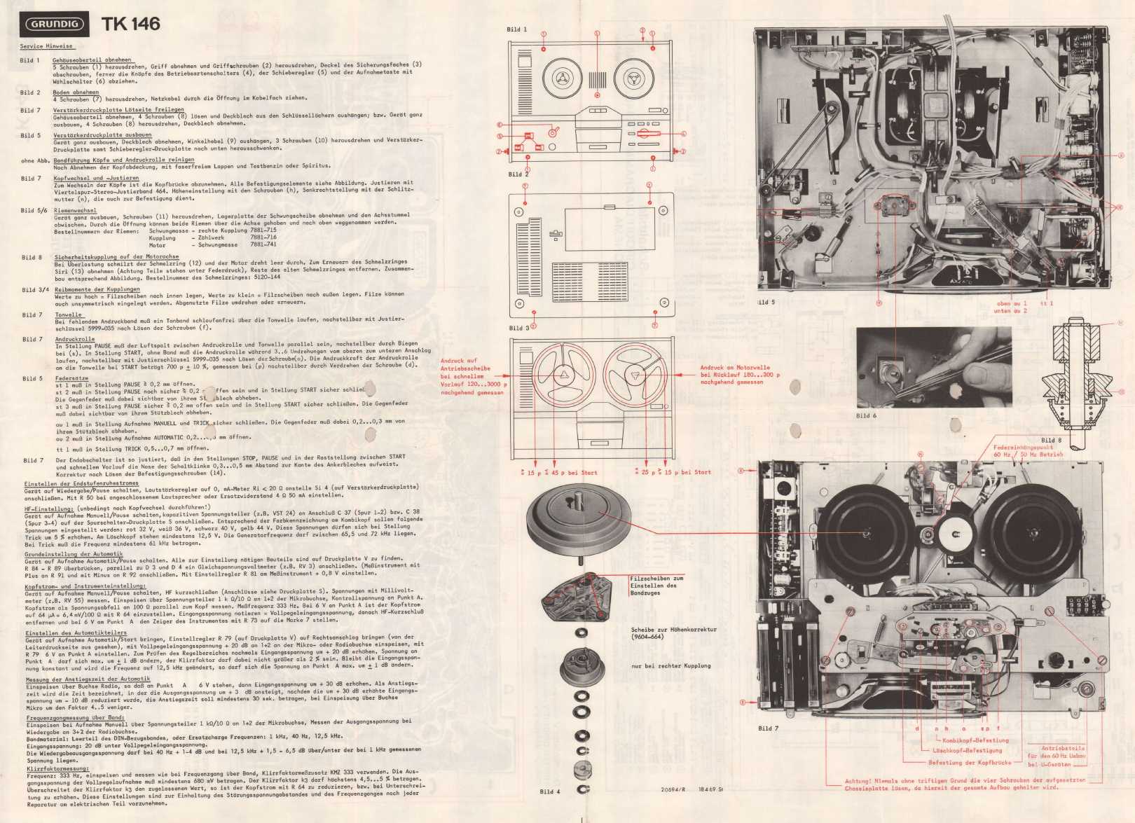 Сервисная инструкция Grundig TK-146