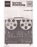 Сервисная инструкция GRUNDIG TS-1000HIFI