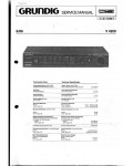 Сервисная инструкция Grundig V4200