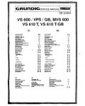 Сервисная инструкция Grundig VS-600