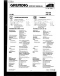 Сервисная инструкция Grundig VS160