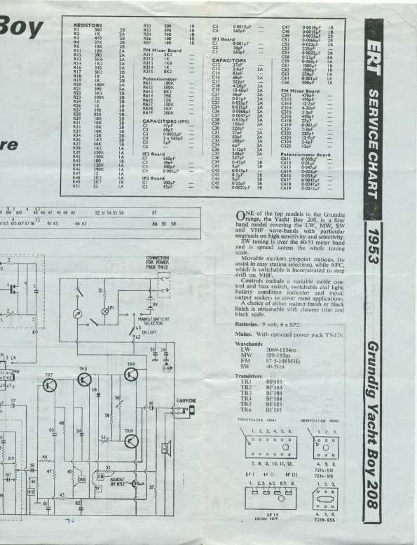 Сервисная инструкция Grundig YACHT BOY 208