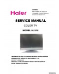 Сервисная инструкция Haier HL19W