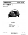 Сервисная инструкция HARMAN-KARDON GO-PLAY-II, REV3