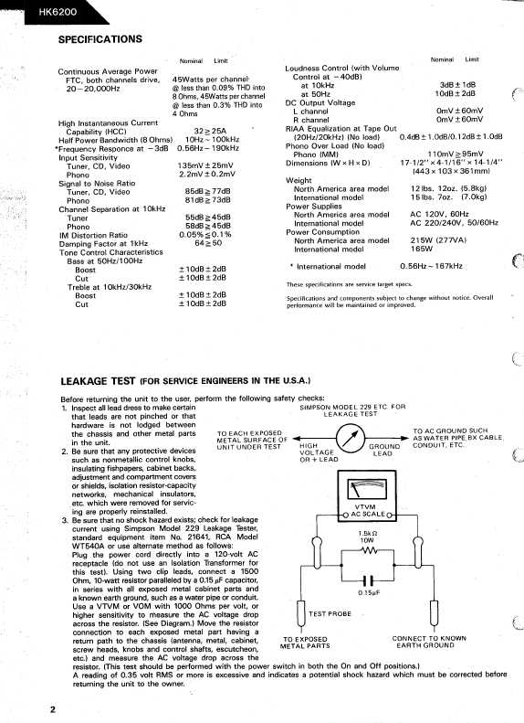 Сервисная инструкция Harman-Kardon HK-6200